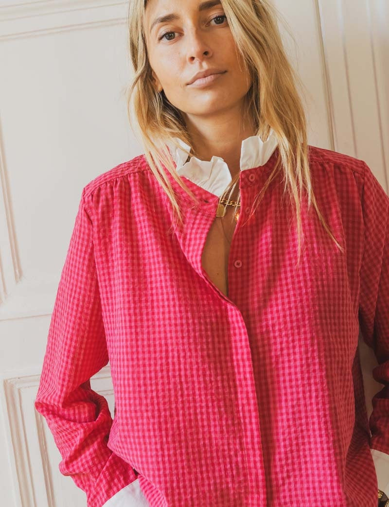 Chemise fuchsia Byba