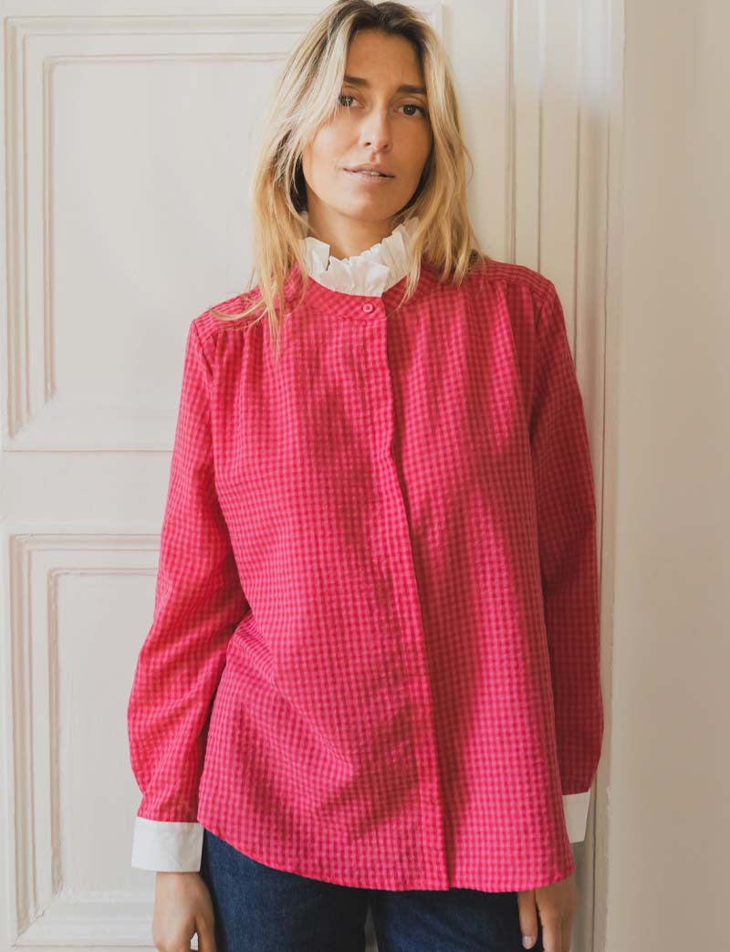 Chemise fuchsia Byba