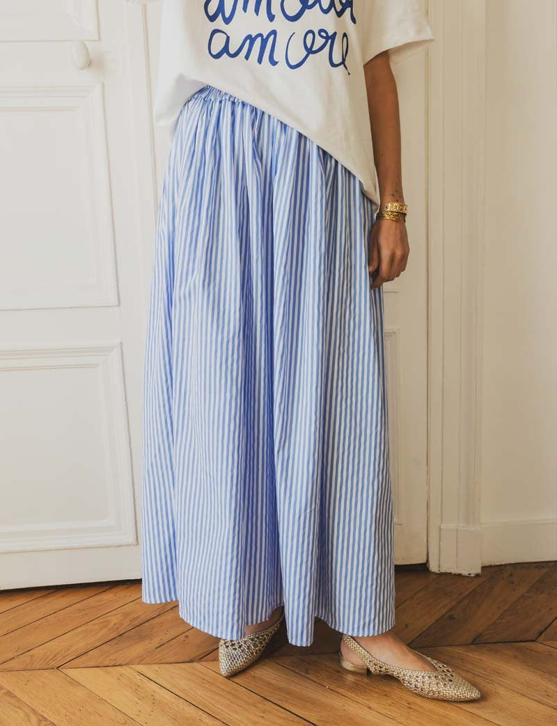 Jupe à rayures Bacci