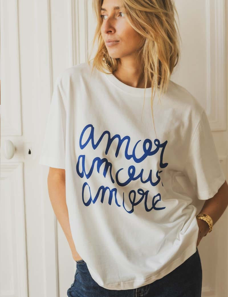 Camiseta blanca Amor