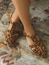 Sandales léopard Aina
