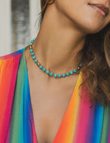 Collier turquoise Lazy