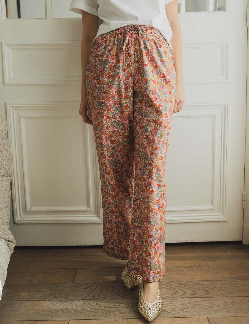 Pantalon fleuri Isla