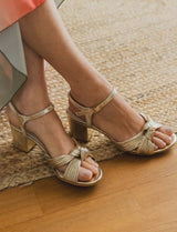 Golden Pruna Sandals