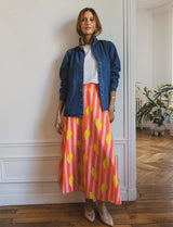 Yvelle multi-colored skirt