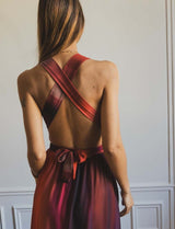 Sia terracotta dress