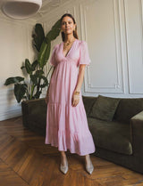 Robe rose Hilla