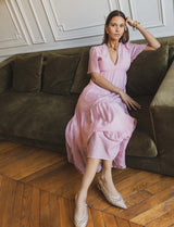 Vestido rosa Hilla