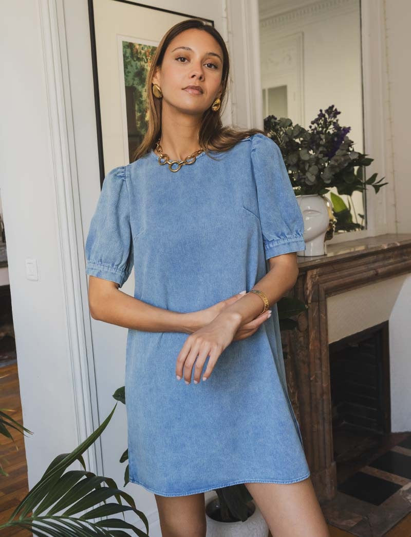 Robe en jean Remo