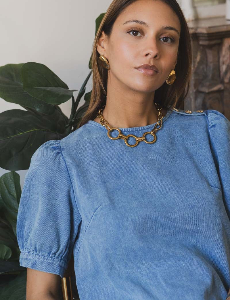 Robe en jean Remo
