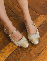 Ballerines dorées Kelli