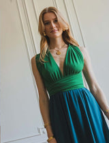 Robe verte & canard Suzana