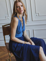 Robe bleue & marine Suzana