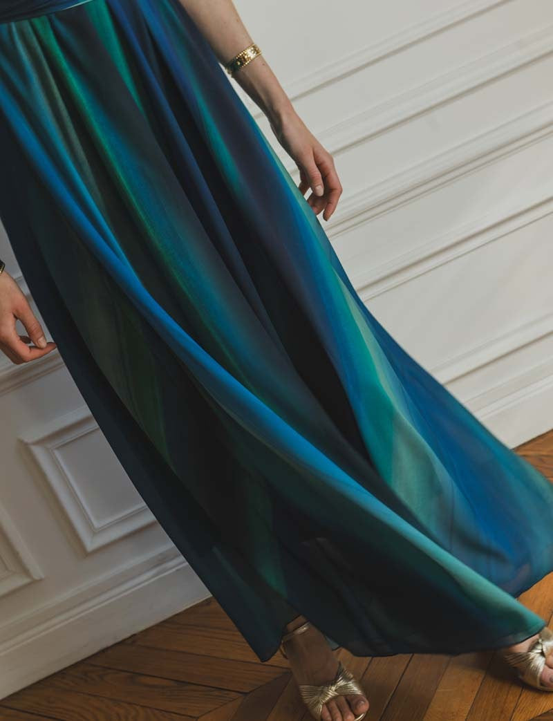 Robe bleue & verte Jenny
