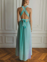 Robe turquoise Yasmin