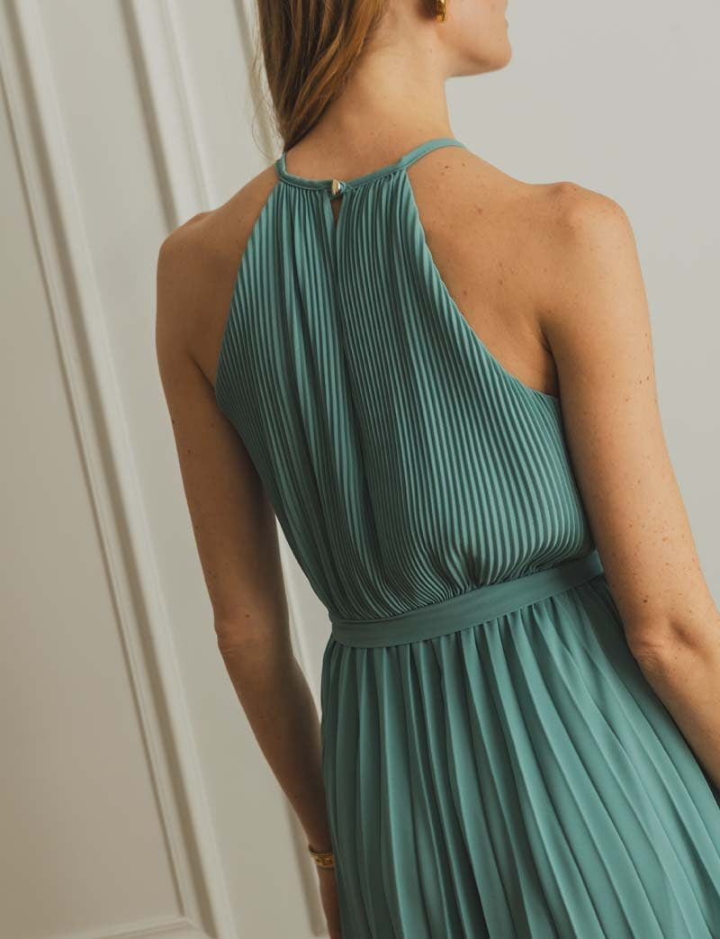 Robe céladon Elisa