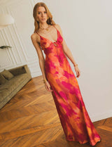 Robe fuchsia Lanelle