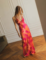 Robe fuchsia Lanelle