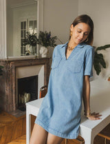 Robe en jean Monett