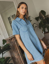 Robe en jean Monett