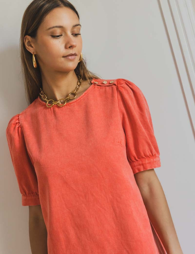 Robe rouge Remo