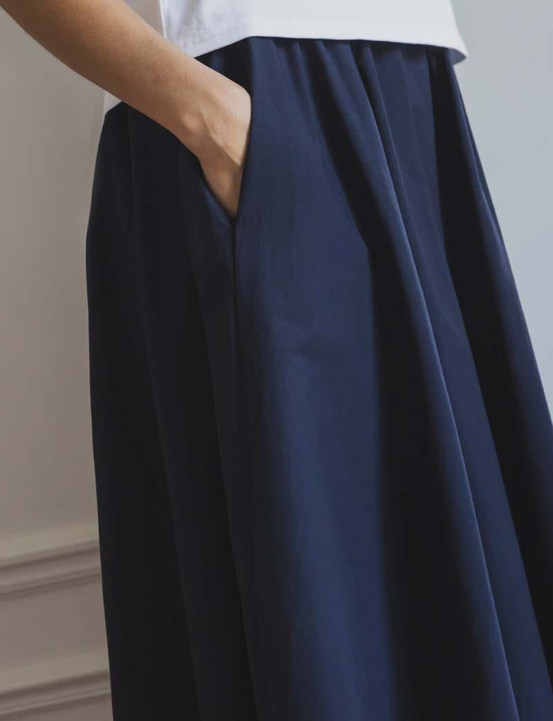 Elma navy skirt