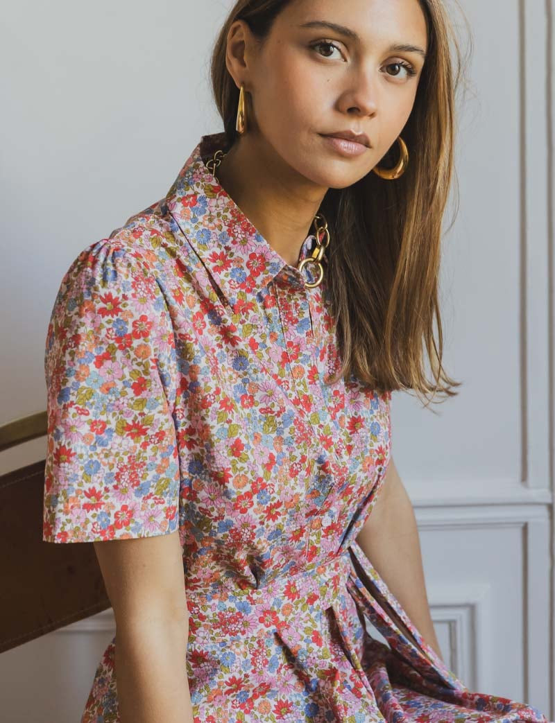 Robe fleurie Inez