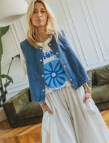 T-shirt blanc Mykonos