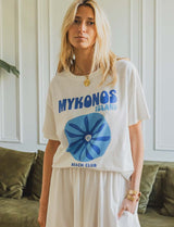 T-shirt blanc Mykonos