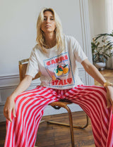 Camiseta blanca Capri Italia