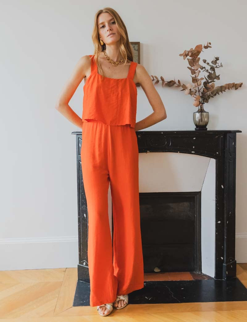 Combinaison corail Lola