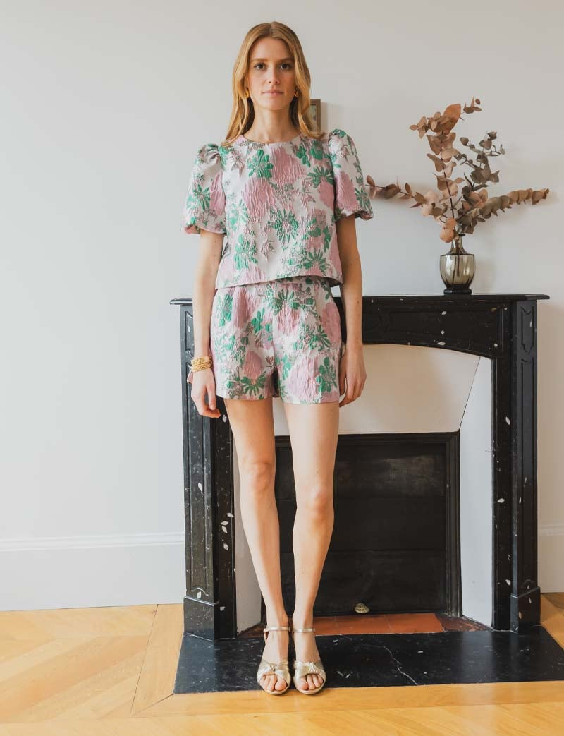 Short rose & vert Oren