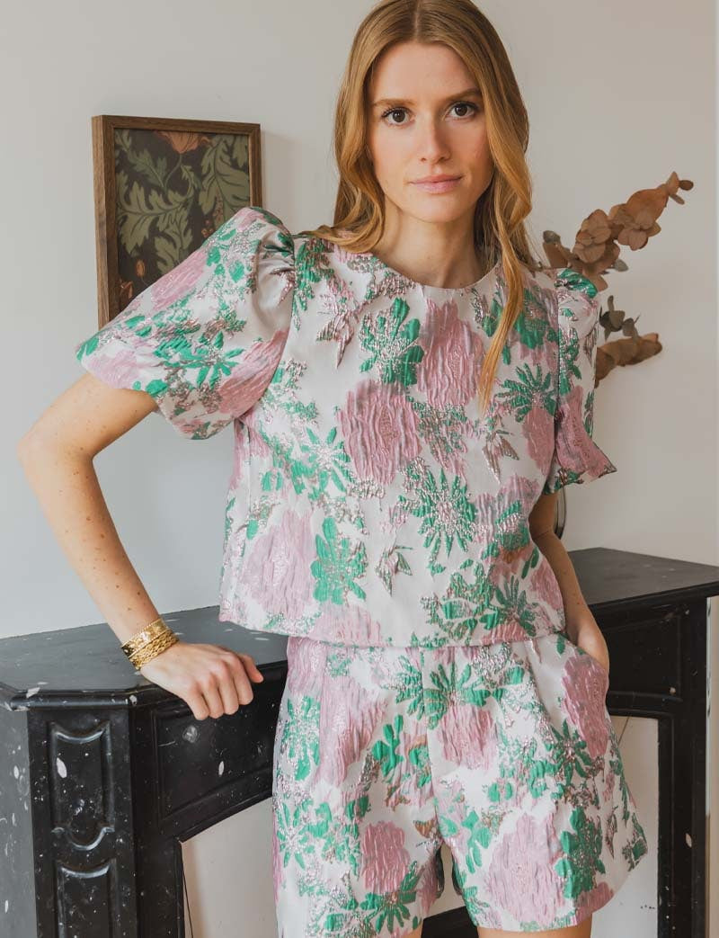 Short rose & vert Oren