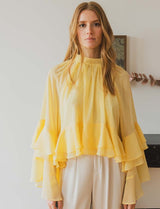 Blouse jaune Rosetta