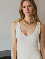 Salma ecru dress
