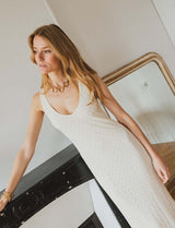 Salma ecru dress