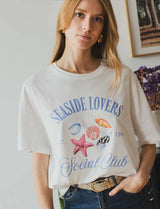 T-shirt blanc Seaside Lovers