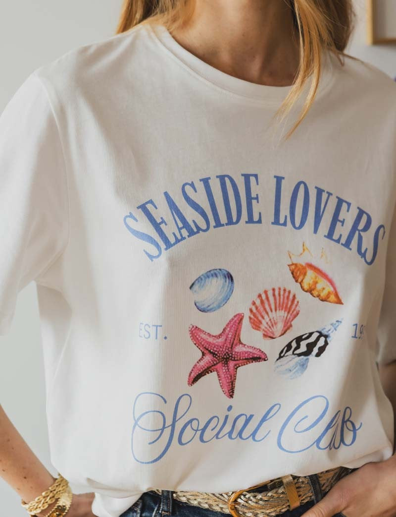 Camiseta blanca Seaside Lovers