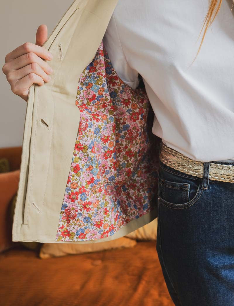 Trench fleuri Silvio