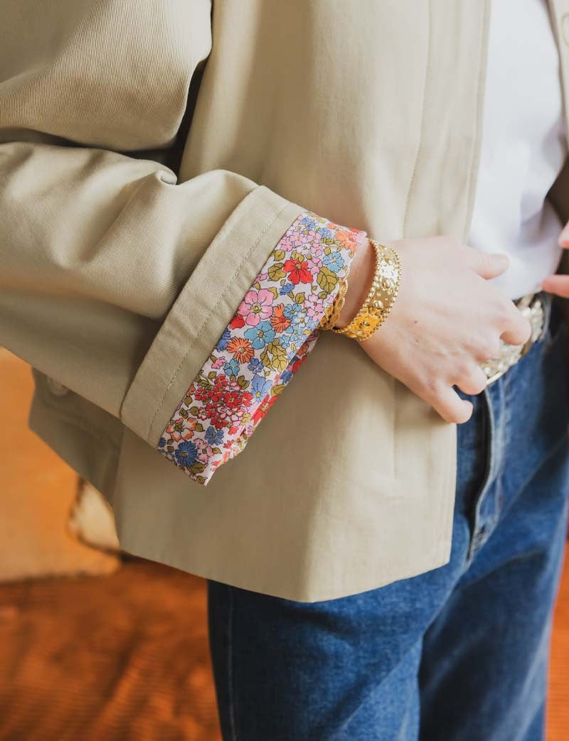 Trench fleuri Silvio