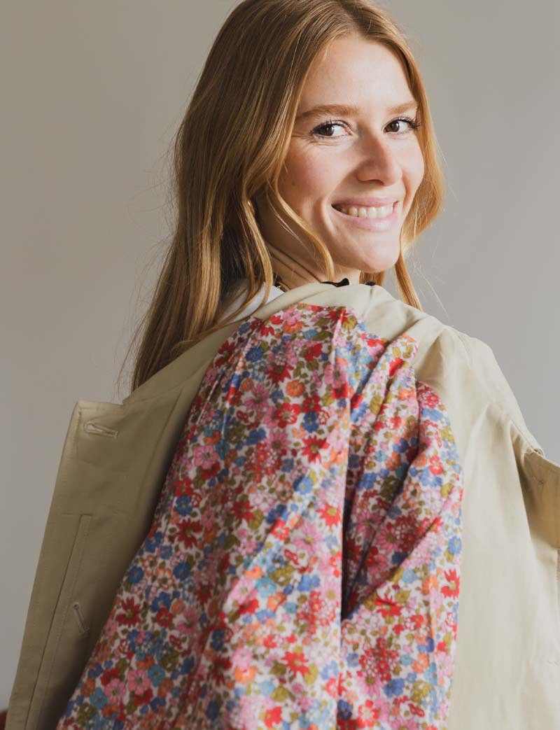 Trench fleuri Silvio