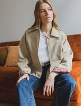 Trench fleuri Silvio