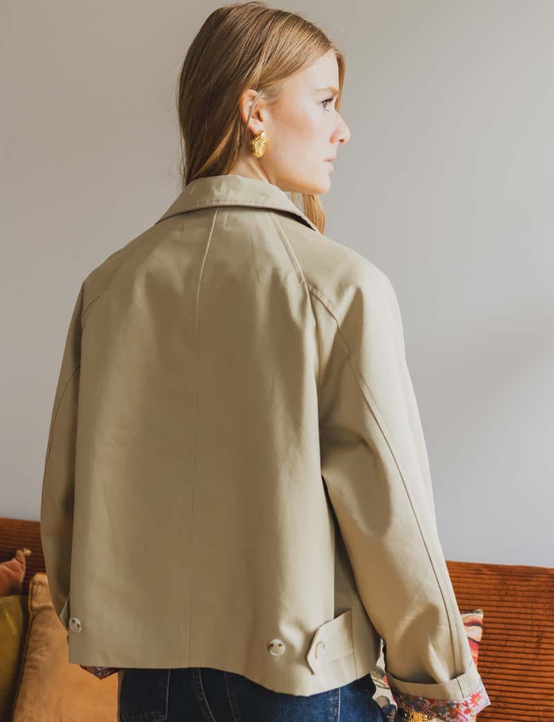 Trench fleuri Silvio