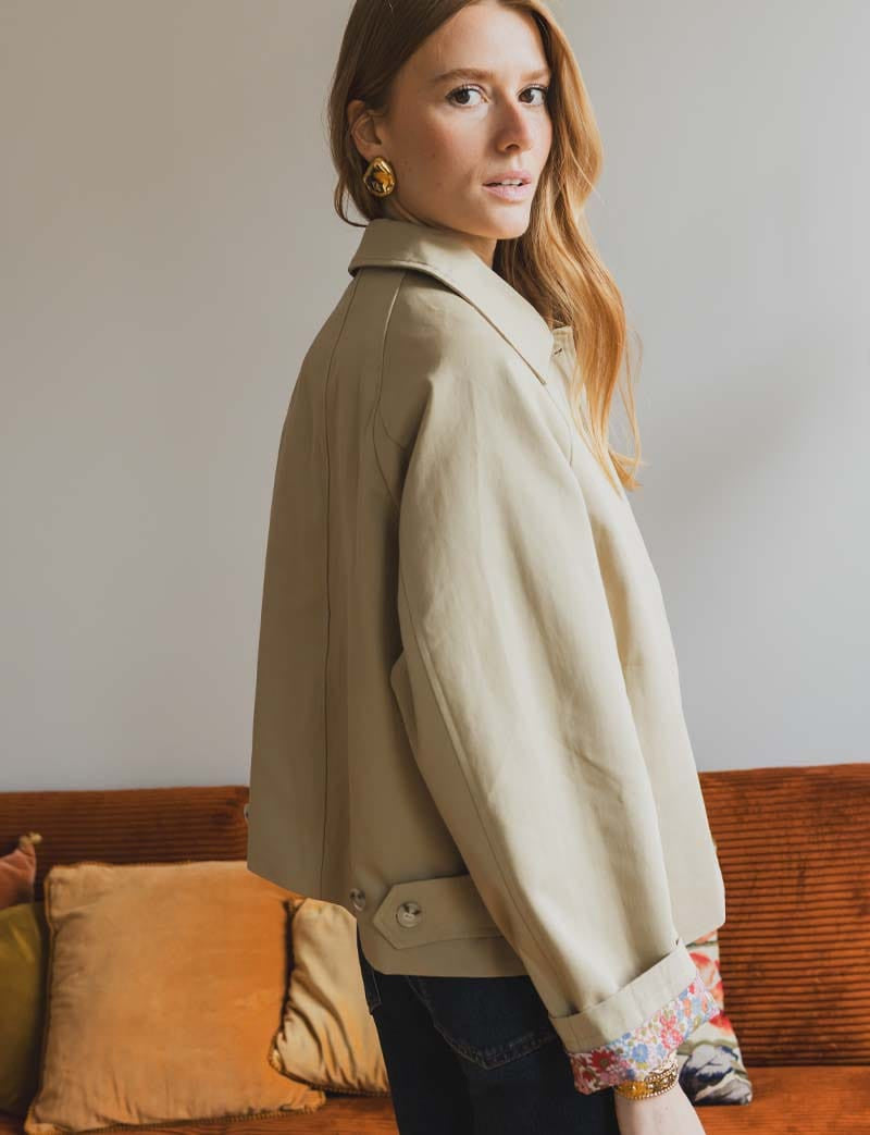 Trench fleuri Silvio