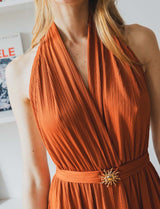 Robe terracotta Calista