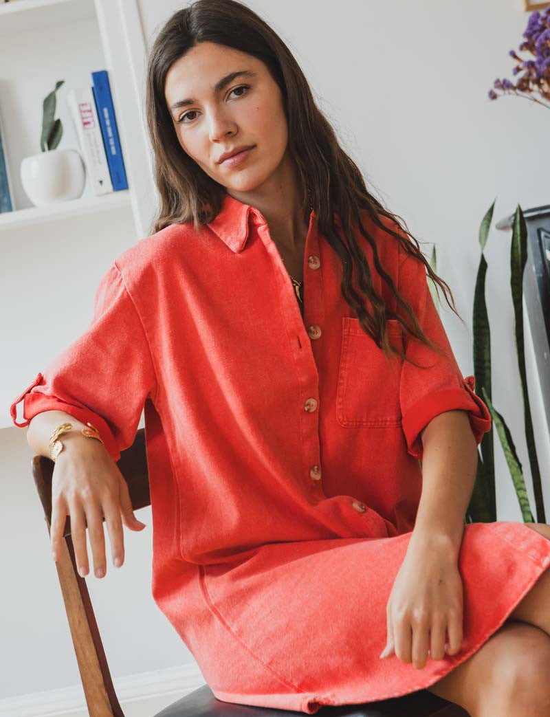 Robe rouge Solya
