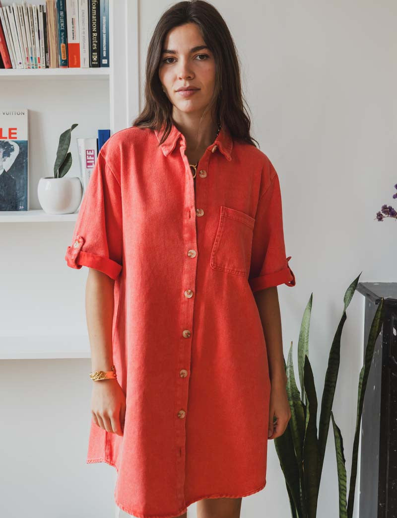 Robe rouge Solya