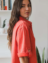 Robe rouge Solya