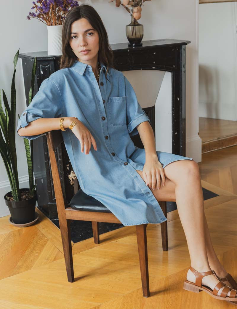 Robe en jean Solya