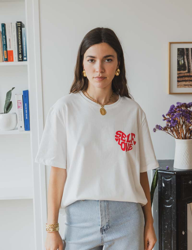 Camiseta blanca Amor Propio